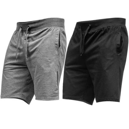 Imagem de Kit 2 Bermudas Moletom Masculino Oilec Sports Lisa