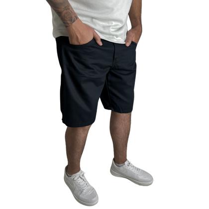 Imagem de Kit 2 Bermudas Sarja Masculina Plus Size Tamanho 48 Ao 58