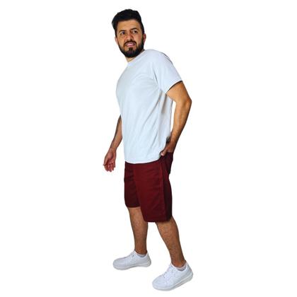 Imagem de Kit 2 Bermudas Sarja Masculina Plus Size Tamanho 48 Ao 58