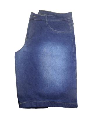 Imagem de Kit 2 Bermudas Shorts Jeans Masculina com botão Zip Lycra Elastano