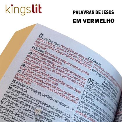 Imagem de Kit 2 Biblias Sagrada Letra Gigante Luxo Popular - Preta e Pink - Com Harpa - RC