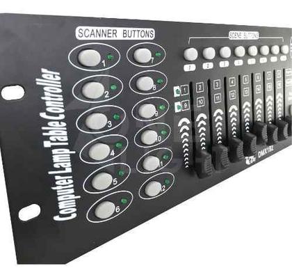 Imagem de Kit 2 bico para co2 dmx + mesa controladora dmx 512