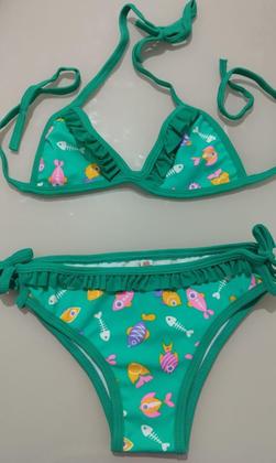 Imagem de Kit 2 Biquini Menina Praia Com Estampas Alegres