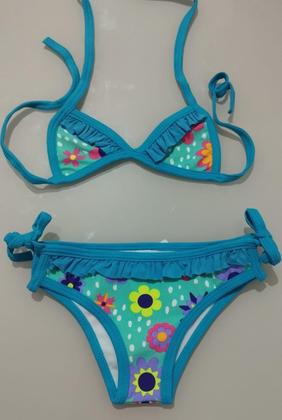 Imagem de Kit 2 Biquini Menina Praia Com Estampas Alegres