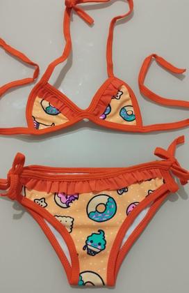 Imagem de Kit 2 Biquini Menina Praia Com Estampas Alegres