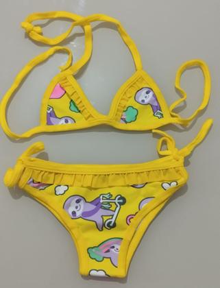 Imagem de Kit 2 Biquini Menina Praia Com Estampas Alegres