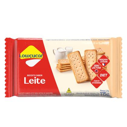 Imagem de Kit 2 Biscoito Leite Lowçucar Zero Açucares E Lactose 115g