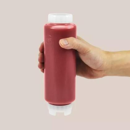 Imagem de Kit 2 Bisnaga Invertida Fifo 720ml Molho Calda Tempero Foodtruck