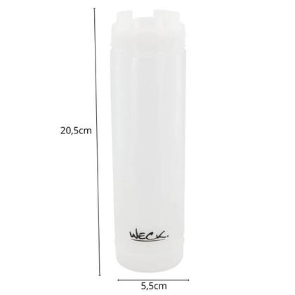 Imagem de Kit 2 Bisnagas Invertidas 710ml Ketchup Maionese Profissional Hambúrguer Lanchonete Molhos