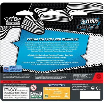 Imagem de Kit 2 Blister Triplo Raio Preto E Fogo Branco Pokémon Escarlate e Violeta V10.5
