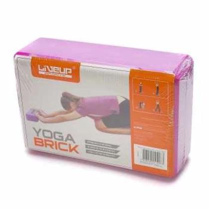 Imagem de Kit 2 Blocos de Apoio para Yoga em Eva Rosa Liveup  Liveup Sports 