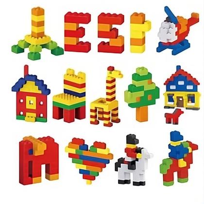 Kit 2 Blocos De Montar Educativo Infantil Brinquedo 44 Pçs - Mini Toys Imagem de Kit 2 Blocos De Montar Educativo Infantil Brinquedo 44 Pçs