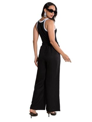 Imagem de kit 2 blusa Regata feminina Bicolor básica Ribana Canelada Algodão americana verão blogueira