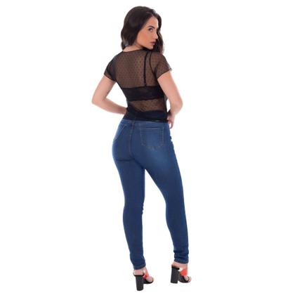 Imagem de Kit 2 Blusa Tule Feminina Fristyle Transparente Manga Curta