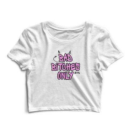 Imagem de Kit 2 Blusas Cropped Tshirt Feminina Frases e Boca Universo