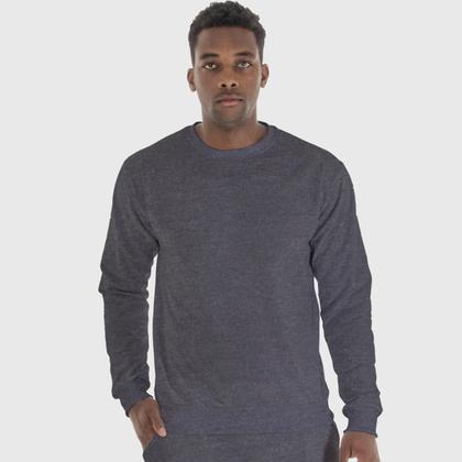 Imagem de Kit 2 Blusas de Frio Moletom Gola Redonda Benellys