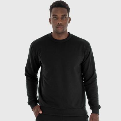 Imagem de Kit 2 Blusas de Frio Moletom Gola Redonda Benellys