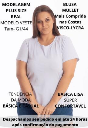 Imagem de Kit 2 blusas plus size mullet tampa bumbum 3024.k2