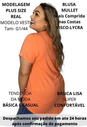 Imagem de Kit 2 blusas plus size mullet tampa bumbum 3024.k2