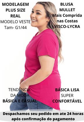 Imagem de Kit 2 blusas plus size mullet tampa bumbum 3024.k2