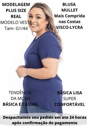 Imagem de Kit 2 blusas plus size mullet tampa bumbum 3024.k2