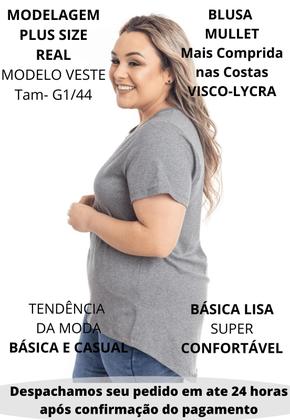Imagem de Kit 2 blusas plus size mullet tampa bumbum 3024.k2
