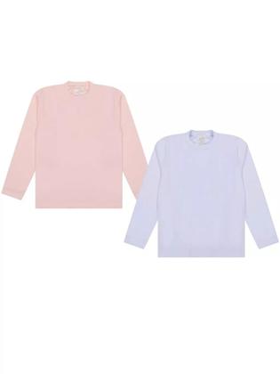 Imagem de Kit 2 Blusas Térmicas infantil Menino Manga Térmicas Manga longa Inverno Infantil menino