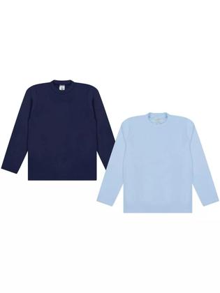 Imagem de Kit 2 Blusas Térmicas infantil Menino Manga Térmicas Manga longa Inverno Infantil menino