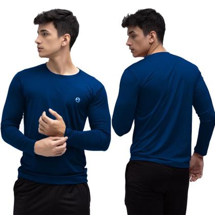 Imagem de Kit 2 Blusas Termicas Masculina Uv50+ Segunda Pele Proteção Solar