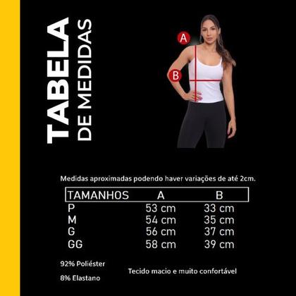 Imagem de Kit 2 Blusinha Alcinha Regata Fitness Canelada Básica