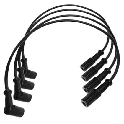 Imagem de Kit 2 Bobinas + Jogo Cabos Vela Palio Siena Uno Fiorino Fire