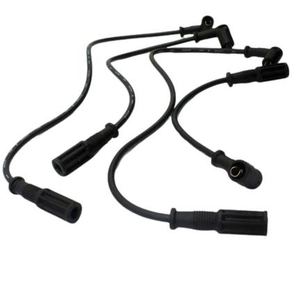 Imagem de Kit 2 Bobinas + Jogo Cabos Vela Palio Siena Uno Fiorino Fire