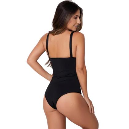 Imagem de Kit 2 Body Feminino Modelador Segunda Pele Alça Reforçada Com Compressão Suplex Sem Bojo Conforto