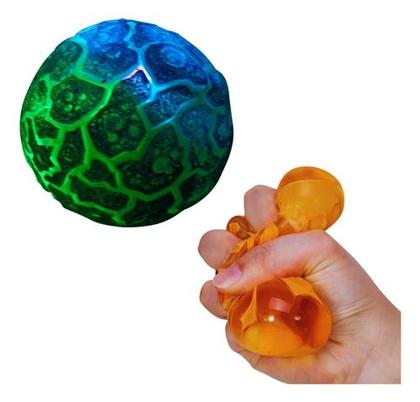 Imagem de Kit 2 Bolas De Apertar Squish Mania Flash Vulcão Com Luz