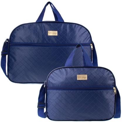 Imagem de Kit 2 Bolsas Mala Maternidade Bebe Várias Cores Menina Menino
