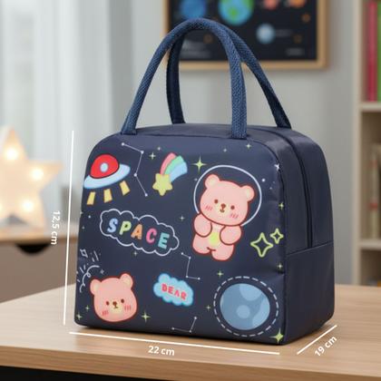 Imagem de Kit 2 Bolsas Térmicas Oxford Marmita Alimentos Bebidas