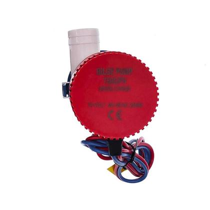 Imagem de Kit 2 Bomba de Porão Elétrica + Boia Interruptora Automática Náutica Embarcação Barco Lancha 12v ou 24v 750ghp e 1100gph