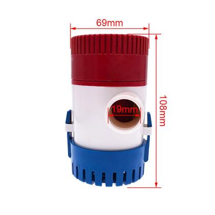 Imagem de Kit 2 Bomba de Porão Elétrica + Boia Interruptora Automática Náutica Embarcação Barco Lancha 12v ou 24v 750ghp e 1100gph