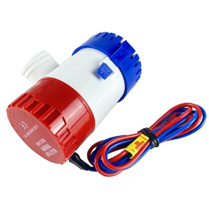 Imagem de Kit 2 Bomba de Porão Elétrica + Boia Interruptora Automática Náutica Embarcação Barco Lancha 12v ou 24v 750ghp e 1100gph