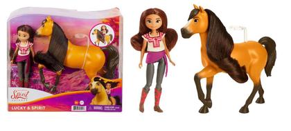 Kit 2 Bonecas Com Cavalo - Lucky e Spirit - Abigail e Boomerang