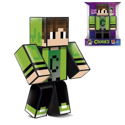 Imagem de Kit 2 Bonecos Turma Problems Lopers Cadres Minecraft 25cm