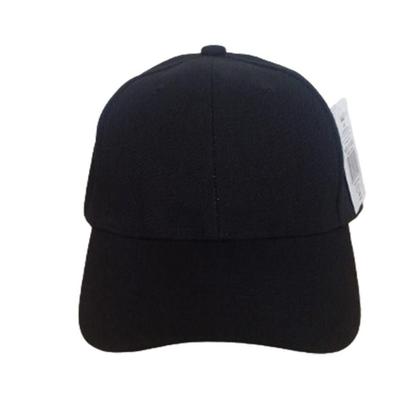 Imagem de Kit 2 Bonés Chapeu Bombeta Ajustável Liso Aba Curva Preto