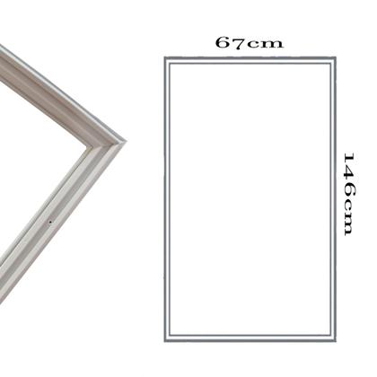 Imagem de Kit 2 Borracha Gaxeta Expositor Para Refrimate Vcm3p 67x146