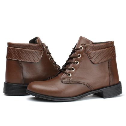 Imagem de Kit 2 Bota Feminina Montaria Plus Size + Coturno Cano Curto