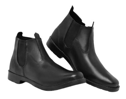 Imagem de Kit 2 Botinas em Couro 100% Legítimo Com Sola de Borracha Costurada e Colada