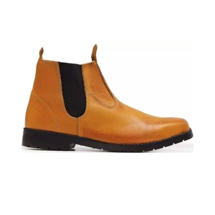 Imagem de Kit 2 Botinas em Couro 100% Legítimo Com Sola de Borracha Costurada e Colada