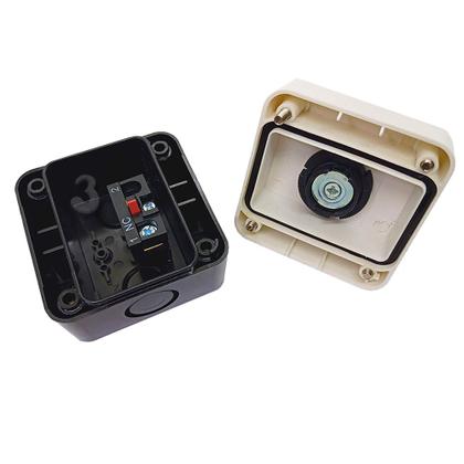 Imagem de Kit 2 Botoeira Botão de Emergência Cogumelo Pulso com Caixa de Sobrepor