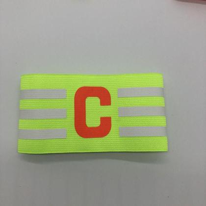 Imagem de Kit 2 Braçadeiras Faixa de Capitão Elástica de Futebol