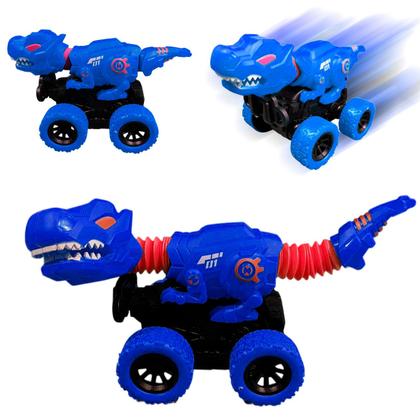 Imagem de Kit 2 Brinquedo Dinossauro tubos telescópicos Stress Diy