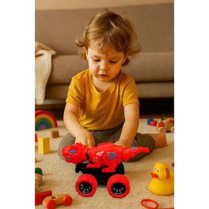 Imagem de Kit 2 Brinquedo Dinossauro tubos telescópicos Stress Diy